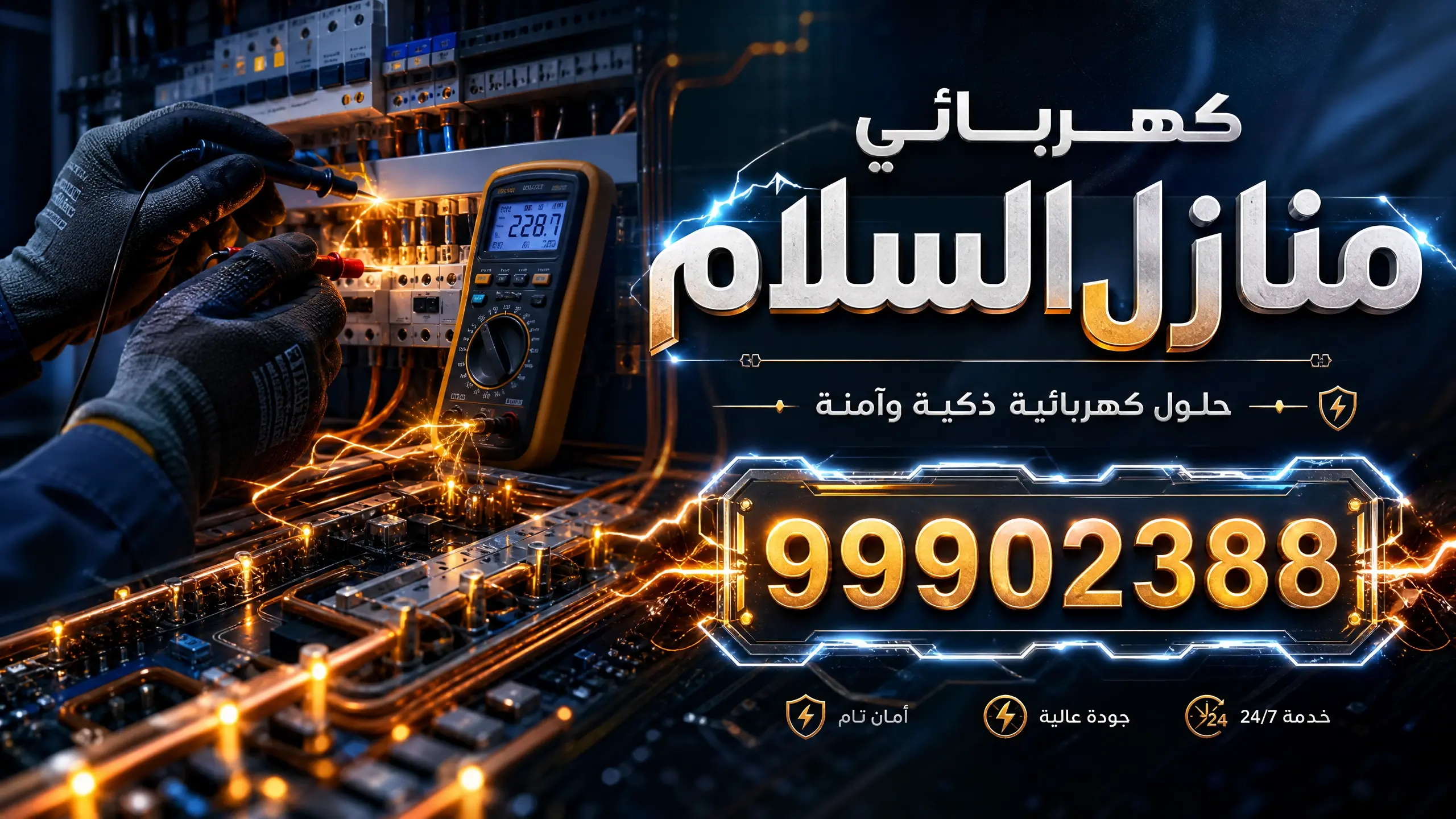 كهربائي منازل السلام