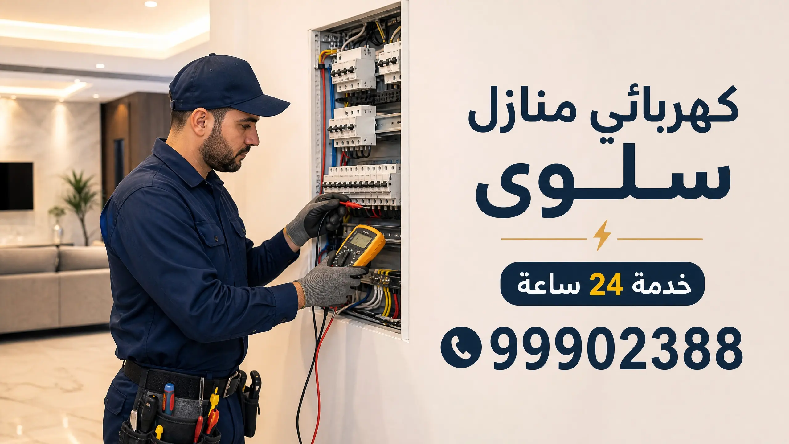فني كهربائي منازل سلوي
