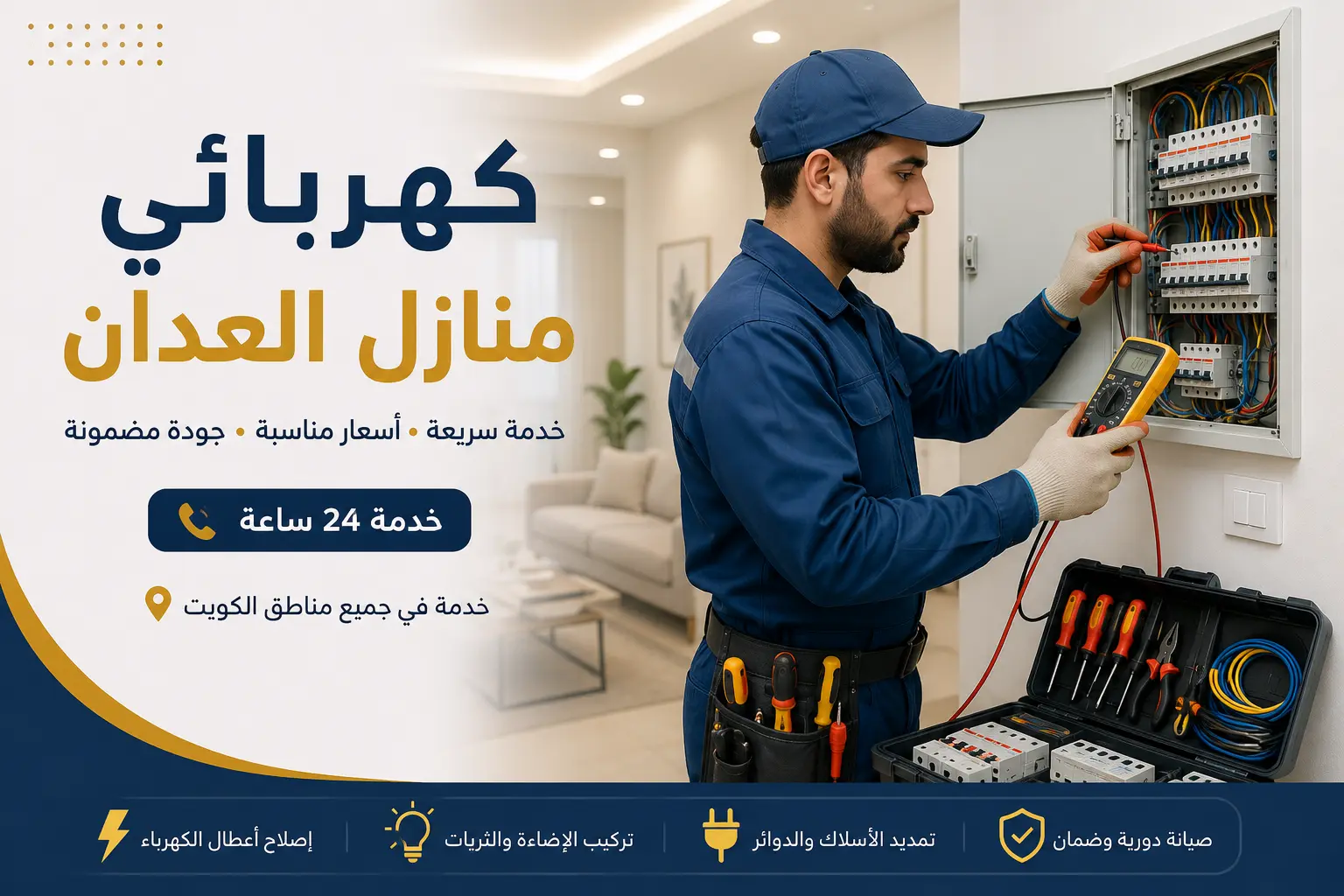كهربائي منازل العدان